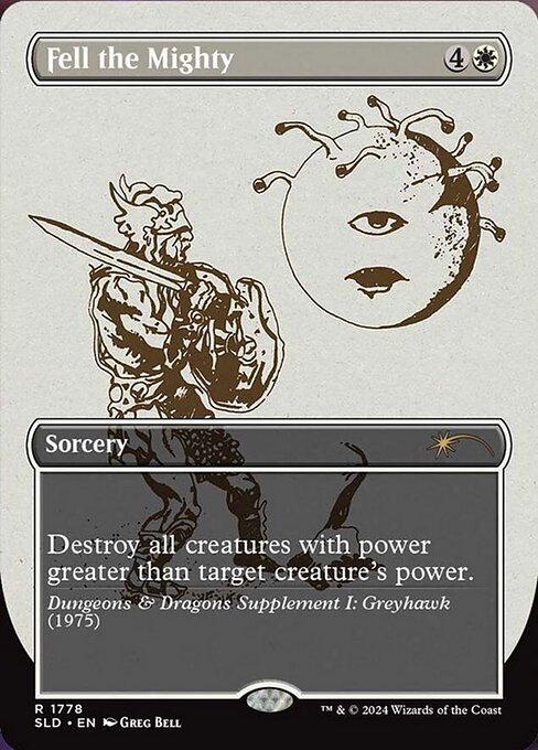 SLD: Fell the Mighty (Foil)