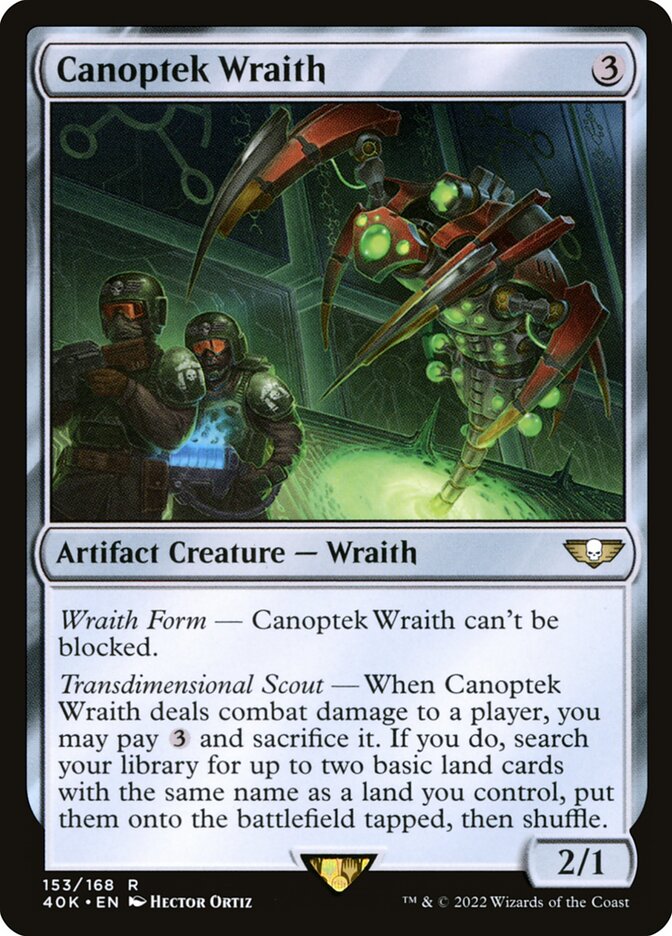 Canoptek Wraith :: 40K