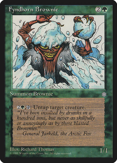 ICE: Fyndhorn Brownie