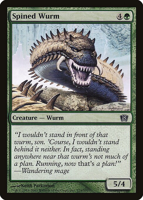 8ED: Spined Wurm (Foil)