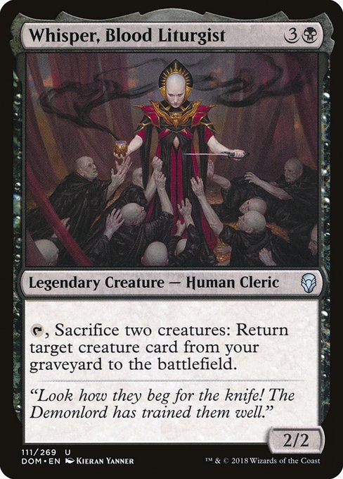 DOM: Whisper, Blood Liturgist (Foil)