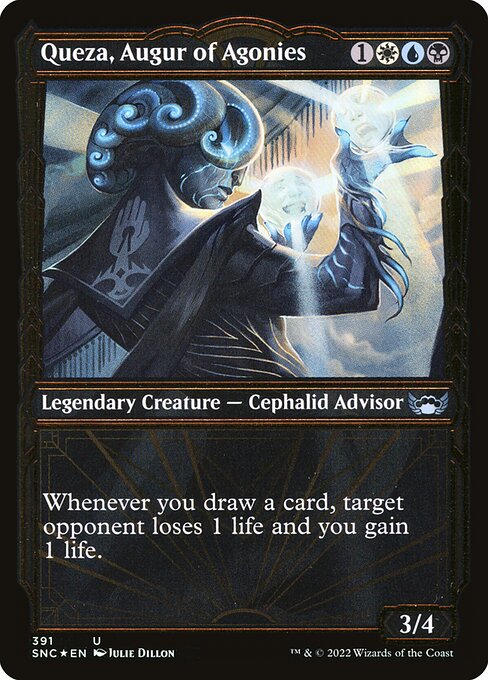 SNC: Queza, Augur of Agonies (Gilded Foil)
