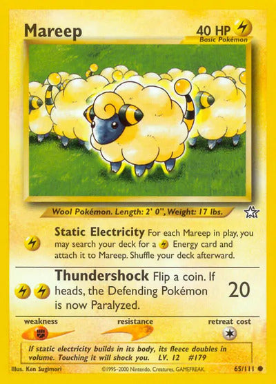 Mareep 065/111 Unlimited Neo Genesis