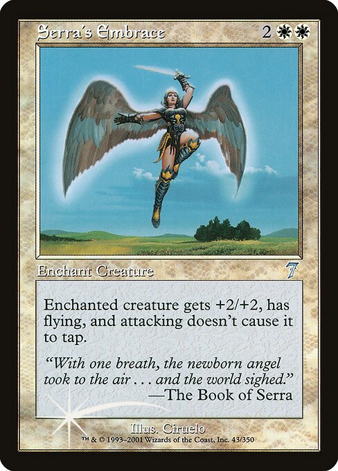 7ED: Serra's Embrace (Foil)