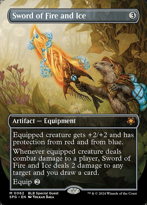 SPG: Sword of Fire and Ice (Borderless) (Foil)