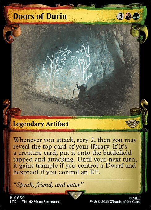 LTR: Doors of Durin (Showcase Scrolls) (Foil)