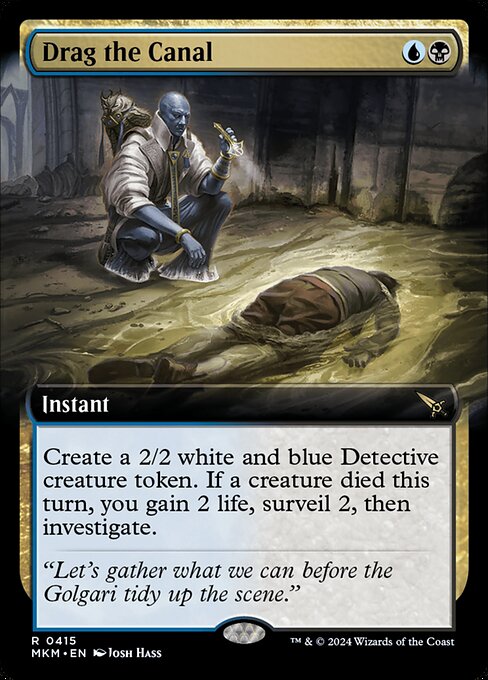MKM: Drag the Canal (Extended Art) (Foil)