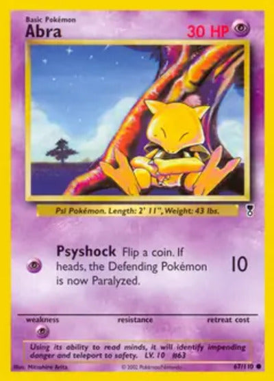 Abra 067/110 Unlimited Legendary Collection