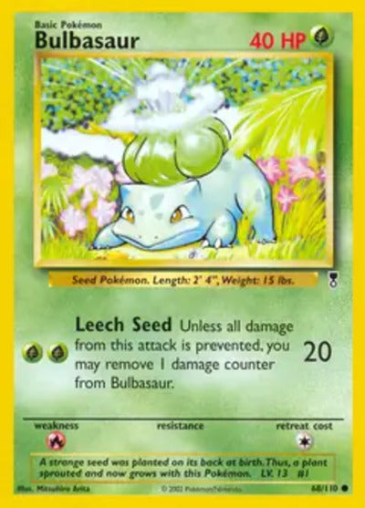 Bulbasaur 068/110 Unlimited Legendary Collection