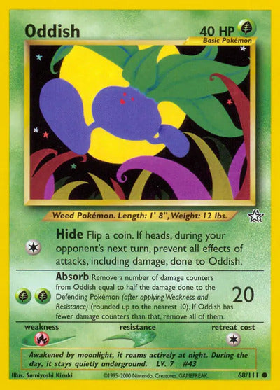 Oddish 068/111 Unlimited Neo Genesis
