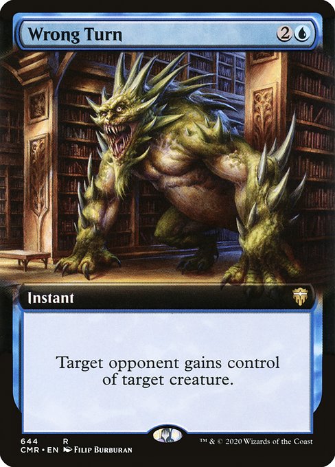CMR: Wrong Turn (Extended Art) (Foil)