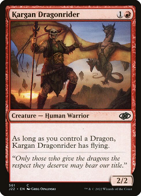 J22: Kargan Dragonrider
