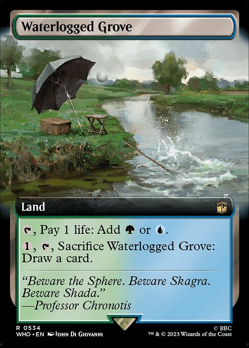 WHO: Waterlogged Grove (Extended Art) (Foil)