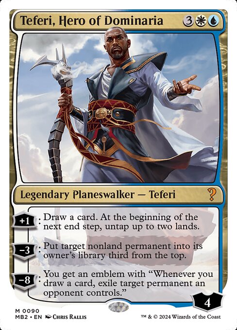 MB2: Teferi, Hero of Dominaria (White Border)