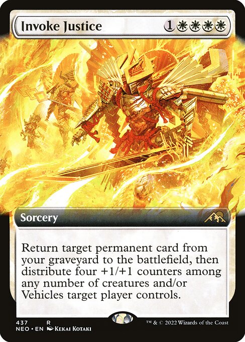NEO: Invoke Justice (Extended Art) (Foil)