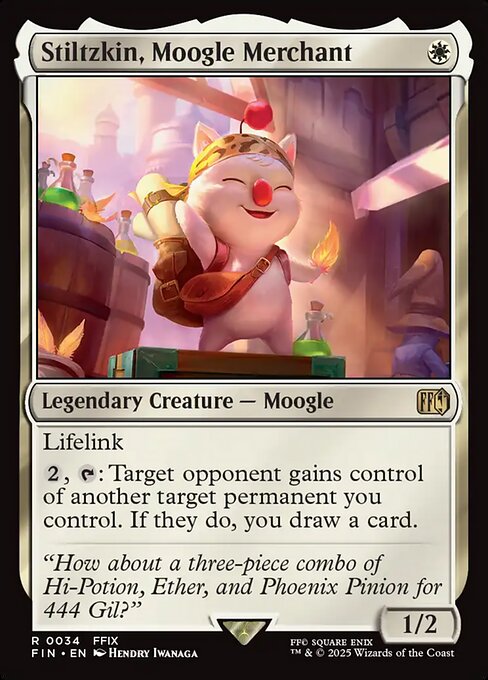 FIN: Stiltzkin, Moogle Merchant