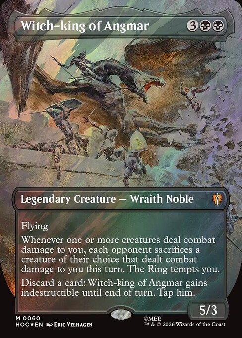 HOC: Witch-king of Angmar (Borderless) (Surge Foil)