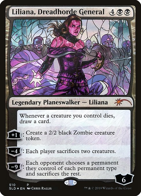 SLD: Liliana, Dreadhorde General (Stained Glass) (Foil)