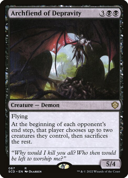 SCD: Archfiend of Depravity