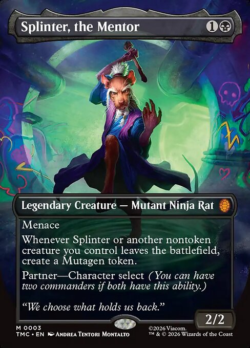 TMC: Splinter, the Mentor (Borderless)