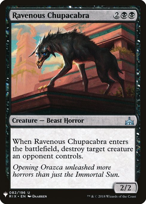PLST: Ravenous Chupacabra