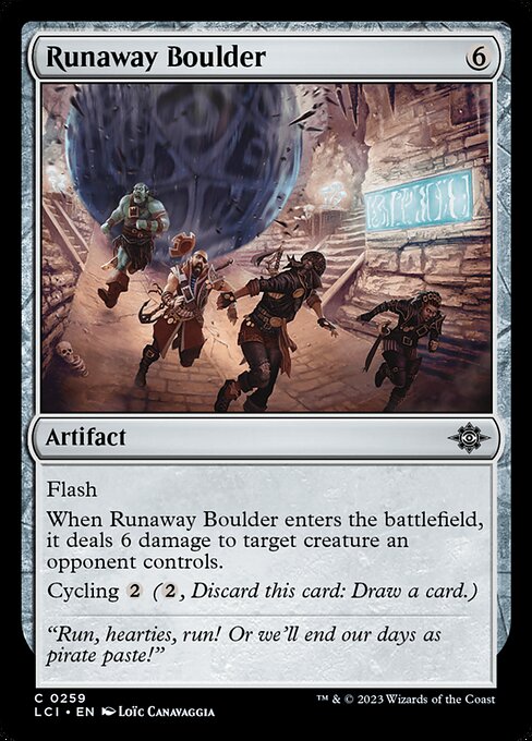 LCI: Runaway Boulder (Foil)