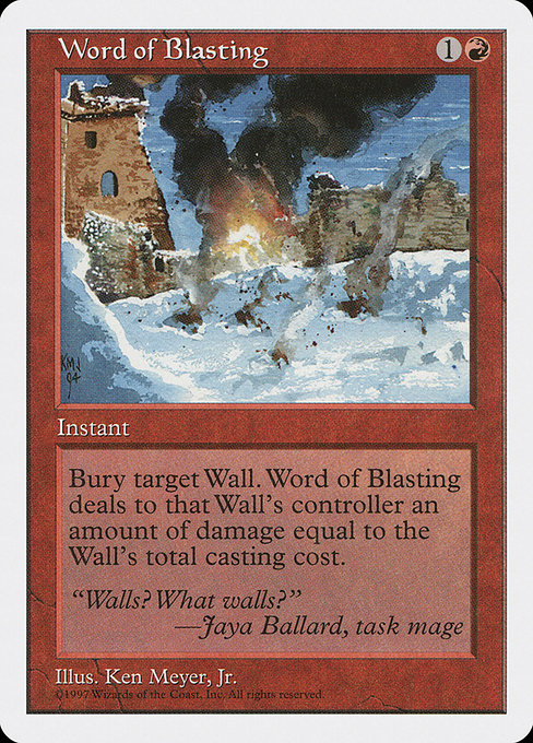 5ED: Word of Blasting