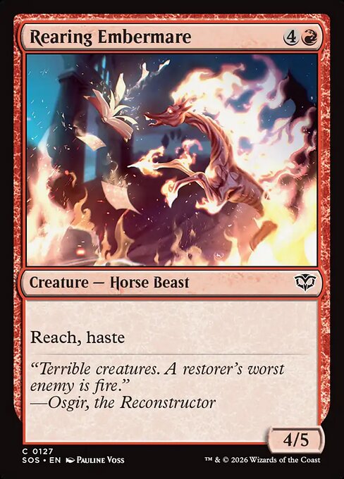 SOS: Rearing Embermare