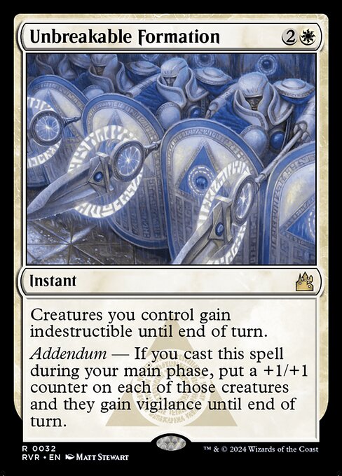 RVR: Unbreakable Formation