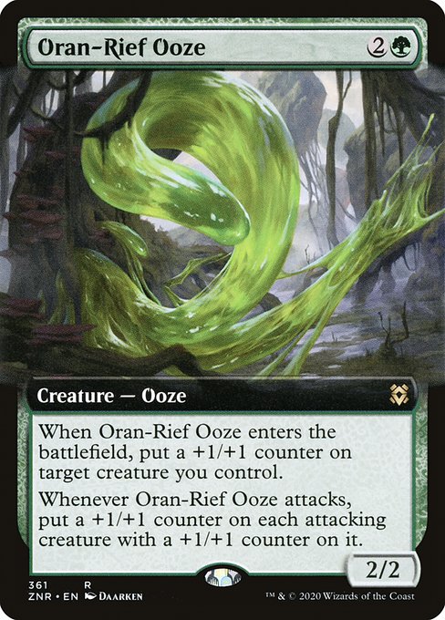 ZNR: Oran-Rief Ooze (Extended Art)