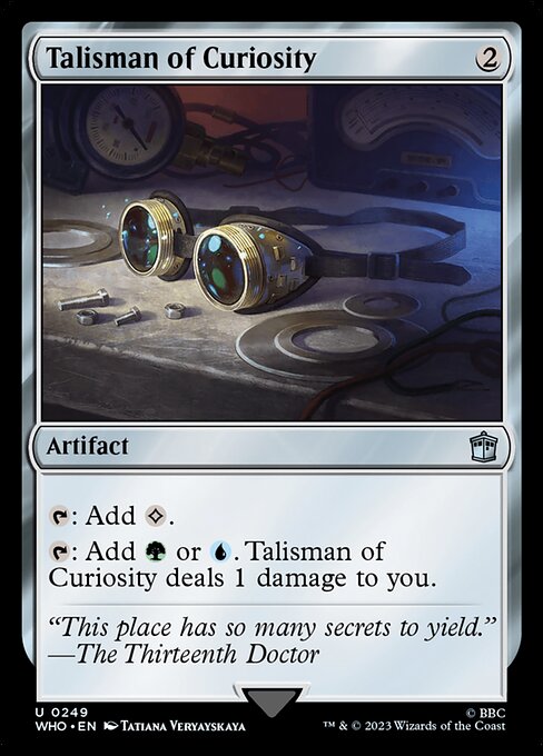 WHO: Talisman of Curiosity