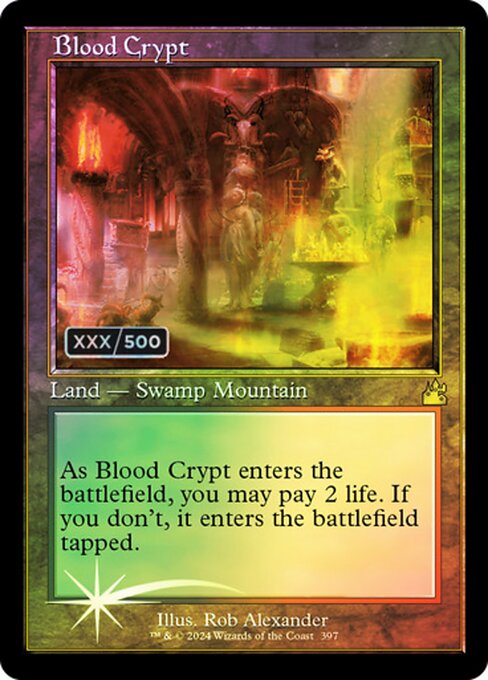 RVR: Blood Crypt (Retro Frame) (Serial Numbered) (Foil)