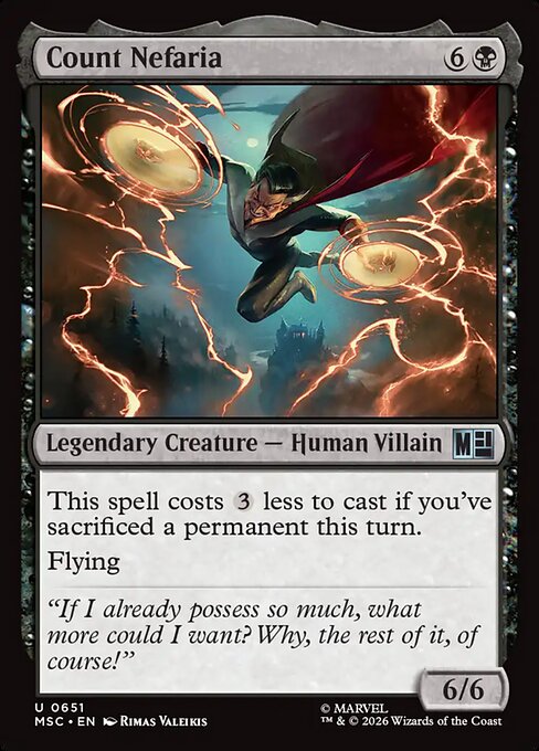 MSC: Count Nefaria (Foil)
