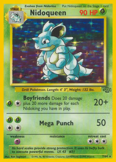 Nidoqueen (7) 07/64 Unlimited Jungle