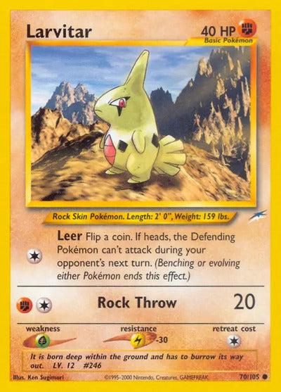 Larvitar 070/105 Unlimited Neo Destiny