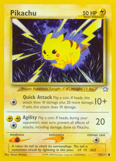 Pikachu 070/111 Unlimited Neo Genesis