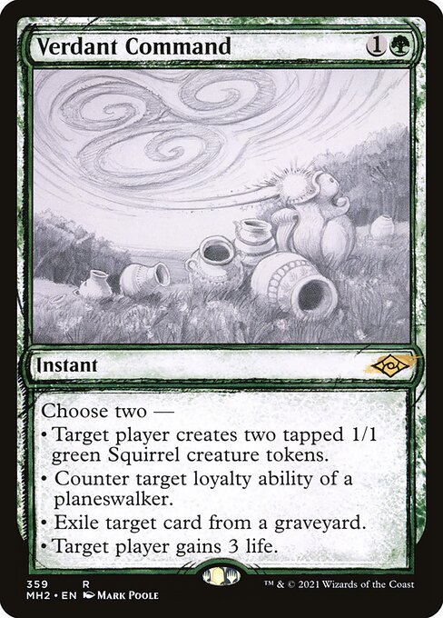 MH2: Verdant Command (Showcase) (Foil)