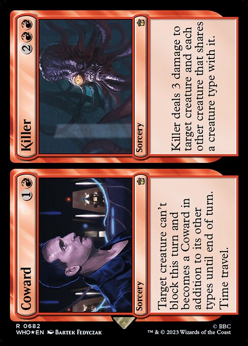 WHO: Coward // Killer (Surge Foil)