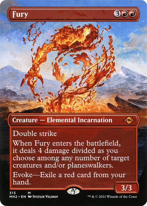 MH2: Fury (Borderless) (Foil)