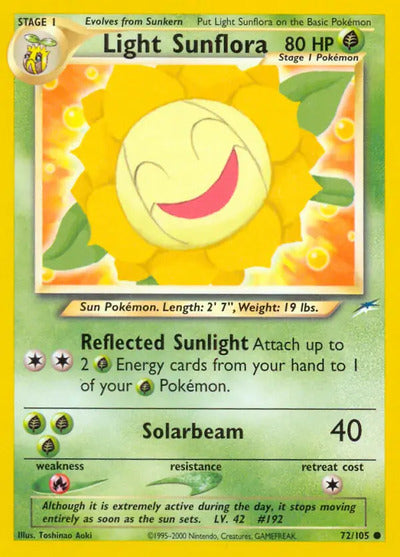 Light Sunflora 072/105 Unlimited Neo Destiny