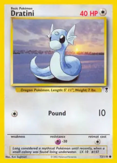Dratini 072/110 Unlimited Legendary Collection