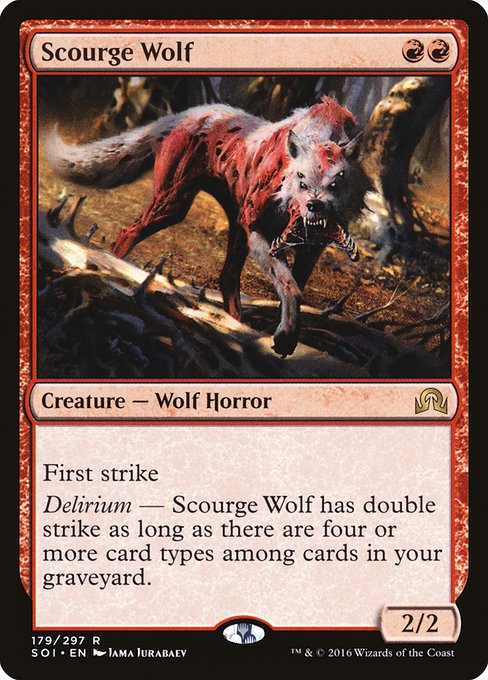 SOI: Scourge Wolf (Foil)