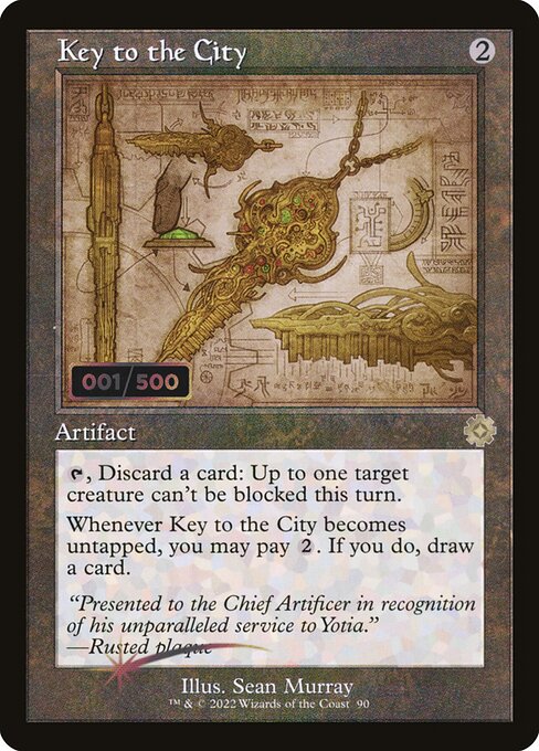 BRR: Key to the City (Schematic) (Serial Numbered) (Foil)
