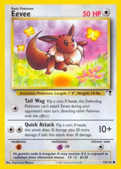 Eevee 074/110 Unlimited Legendary Collection