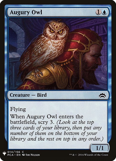 PLST: Augury Owl