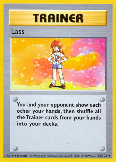 Lass 075/102 Unlimited Base Set Shadowless