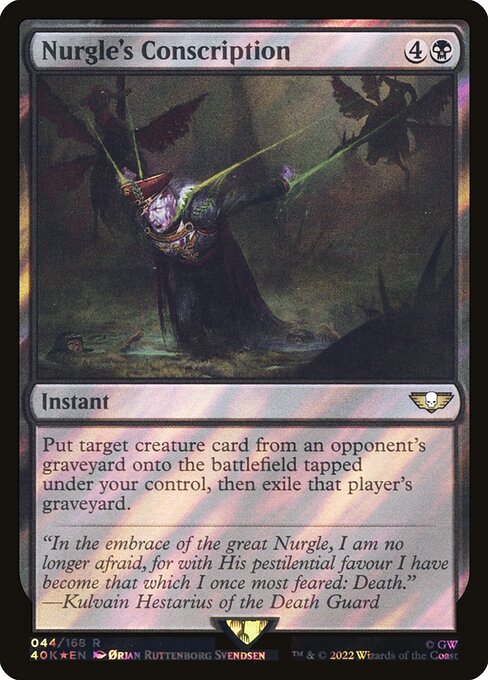 40K: Nurgle's Conscription (Surge Foil)