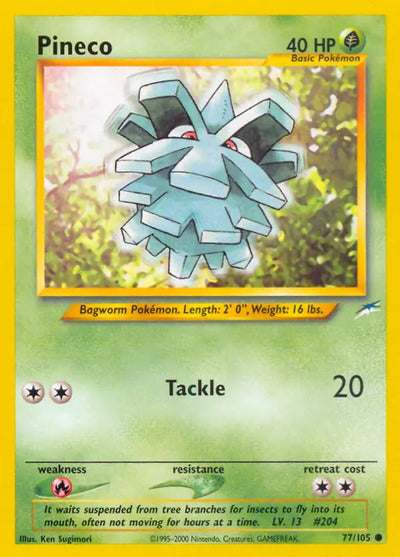 Pineco 077/105 Unlimited Neo Destiny