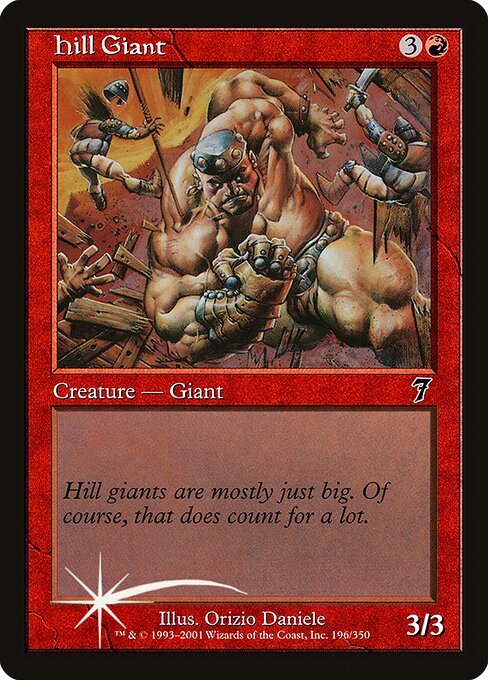 7ED: Hill Giant (Foil)