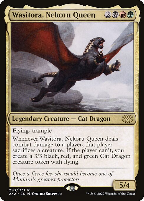 2X2: Wasitora, Nekoru Queen (Foil)